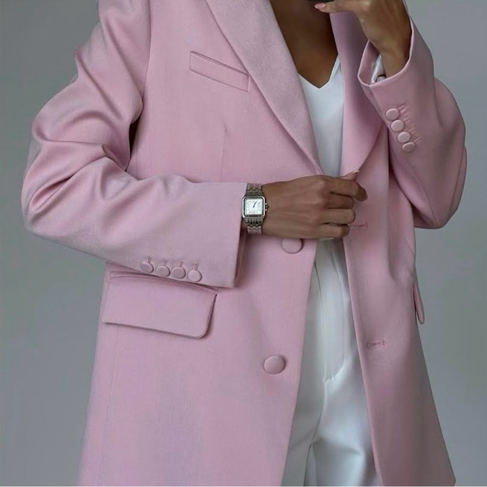 Elegant Pink Women's Blazer
